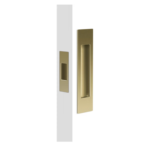 Mardeco MSC-8008-SET-SB M Series Passage Flush Pull Set Satin Brass