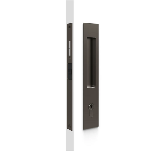 Mardeco MSC-8104-SET-BZ M Series Euro Flush Pull Lock Set (Cylinder Sold Separately) Bronze