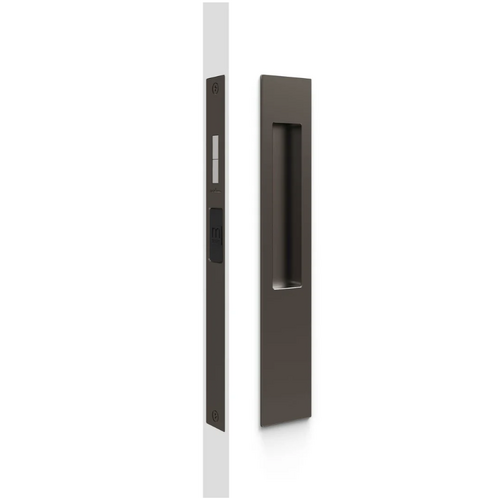 Mardeco MSC-8105-SET-BZ M Series Snib Flush Pull Lock Set (Snib/Blank) Bronze
