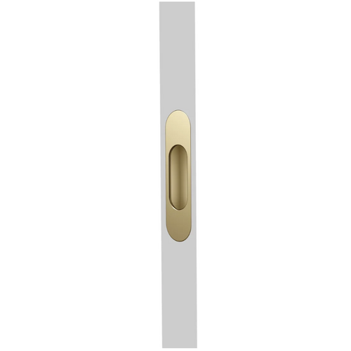 Mardeco MSC-9001-96-SB M Series Oval End Pull Satin Brass
