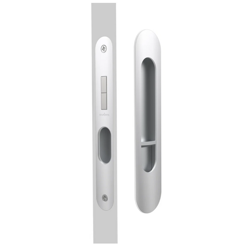 Mardeco MSC-9004-SET-CP M Series Oval Privacy Flush Pull Set 50-55mm Backset Chrome Plate