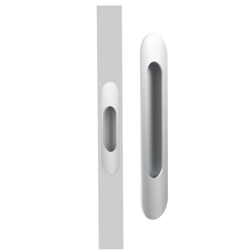 Mardeco MSC-9008-SET-CP M Series Oval Passage Flush Pull Set Chrome Plate