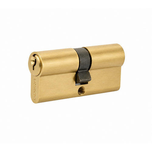 Zanda 1121.SB Euro Double Cylinder, 60mm Length Satin Brass