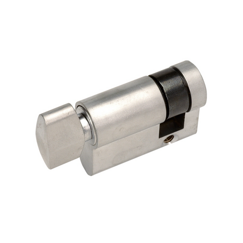 Zanda 1134.BN Euro Half Cylinder, 30mm Length - Snib Brushed Nickel