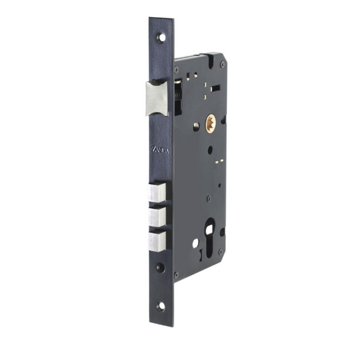 Zanda 1143.BLK Mortice Lock, Euro Profile - 60mm backset, 86mm Case Size Matt Black