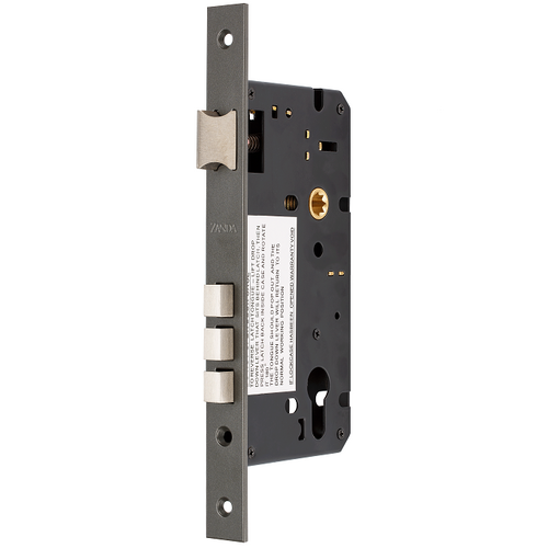 Zanda 1143.GN Mortice Lock, Euro Profile - 60mm backset, 86mm Case Size Graphite Nickel