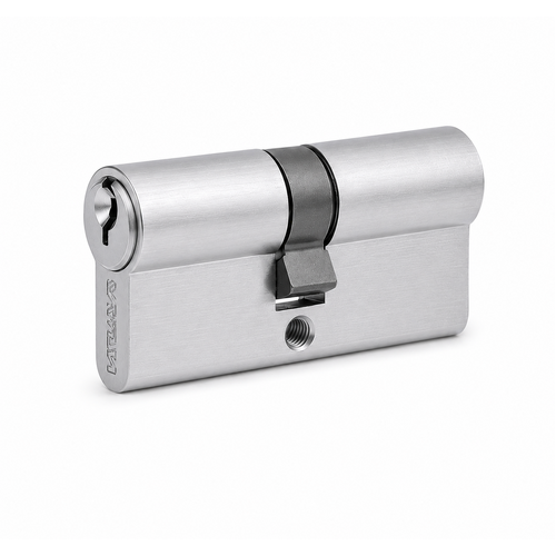 Zanda 1147.SC Euro Double Cylinder, 70mm Length Satin Chrome