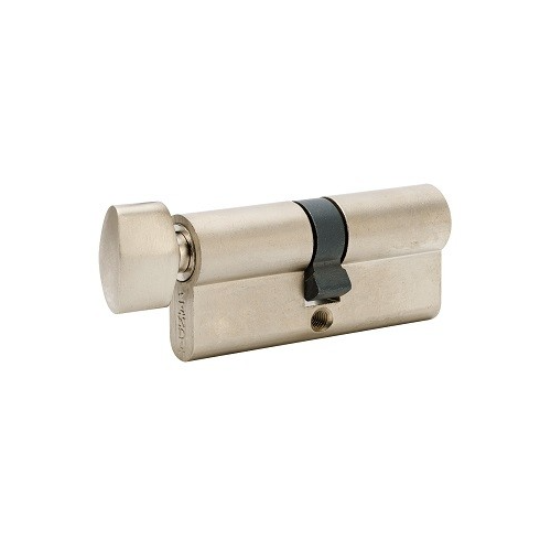 Zanda 1148.BN Euro Cylinder & Turn, 70mm Length Brushed Nickel