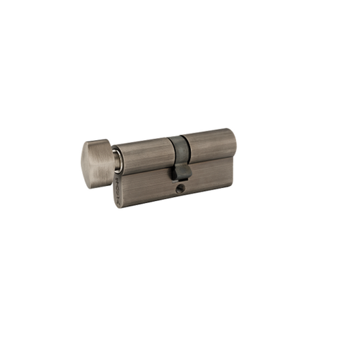 Zanda 1148.GN Euro Cylinder & Turn, 70mm Length Graphite Nickel