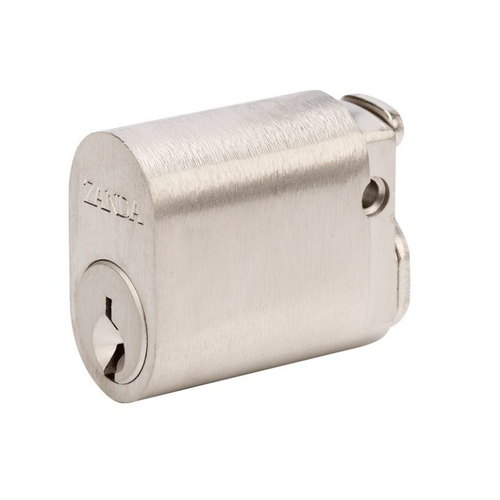 Zanda 1160.KA.BN Oval Cylinder 6 Pin Keyed Alike Brushed Nickel
