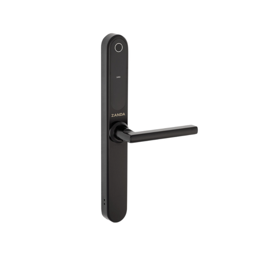 Zanda 1325.BLK Stealth Electronic Longplate With 35mm Backset Mortice Lock Matt Black