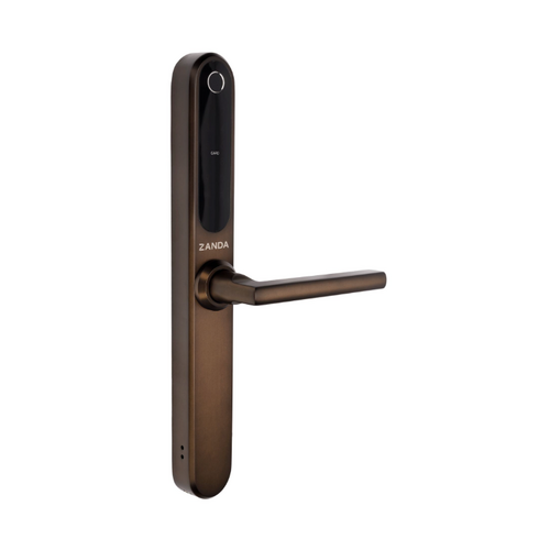 Zanda 1325.EB Stealth Electronic Longplate With 35mm Backset Mortice Lock Ember Bronze