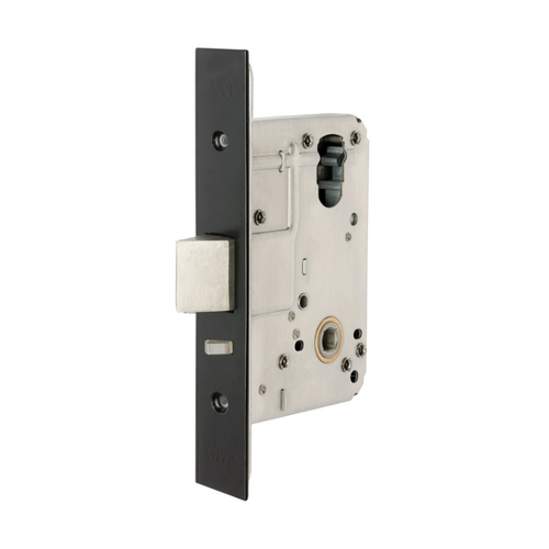 Zanda 1450.BLK Commercial Mortice Lock Fire Rated Includes Strike and Face Plate Kit Matt Black