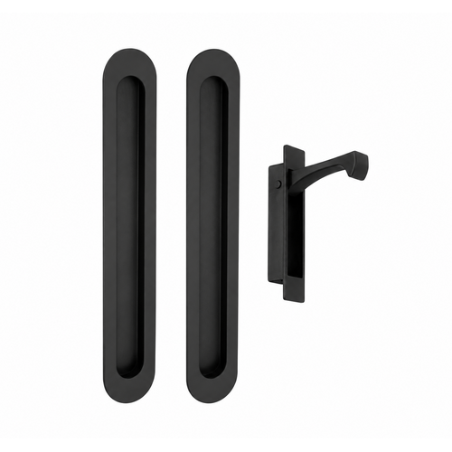 Zanda 5268.BLK Duke Flush Pull Kit Matt Black
