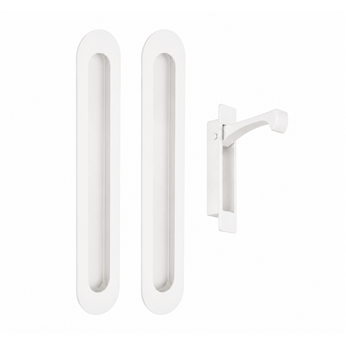 Zanda 5268.WHT Duke Flush Pull Kit Matt White