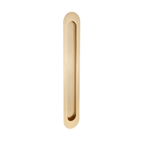 Zanda 5314.SB Duke Flush Pull 250mm x 40mm Concealed Fix Satin Brass