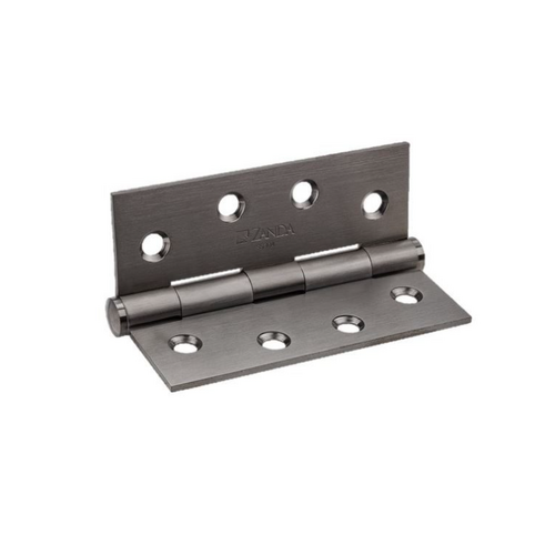 Zanda 5903.GN Butt Hinge, Fixed Pin - 100 x 75 x 2.5mm Graphite Nickel