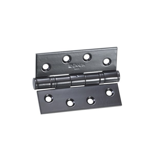 Zanda 5904.BLK Bearing Hinge, Fixed Pin - 100 x 75 x 2.5mm Matt Black