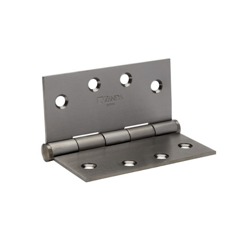 Zanda 5910.GN Butt Hinge, Fixed Pin - 100 x 100 x 2.5mm Graphite Nickel