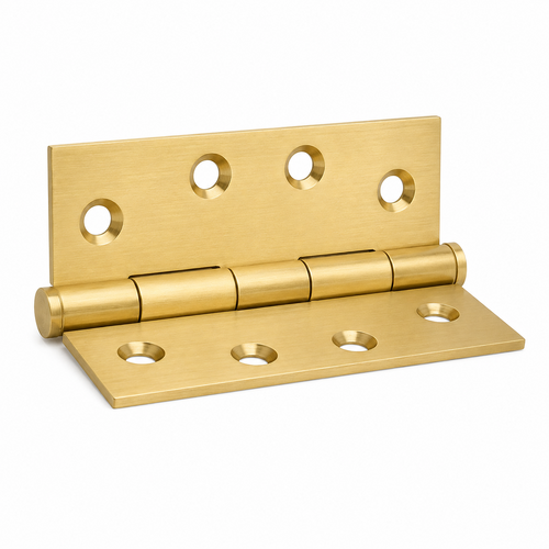 Zanda 5910.SB Butt Hinge, Fixed Pin - 100 x 100 x 2.5mm Satin Brass