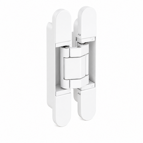 Zanda 5970.WHT Adjustable Concealed Hinge, 150 Degrees - 60KG Rating Matt White