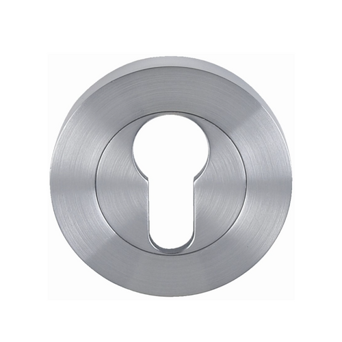 Zanda 7020.2.SS Round Euro Escutcheon (Pair) Stainless Steel