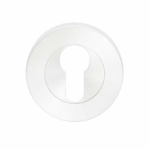 Zanda 7020.2.WHT Euro Escutcheon (Pair) Matt White