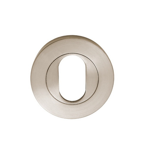 Zanda 7020.O.BN Round Oval Escutcheon Brushed Nickel