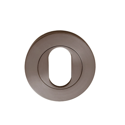 Zanda 7020.O.GN Round Oval Escutcheon Graphite Nickel