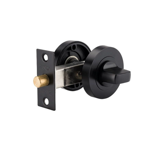 Zanda 7032.BLK Privacy Kit, Includes Bolt (60mm Backset) Matt Black