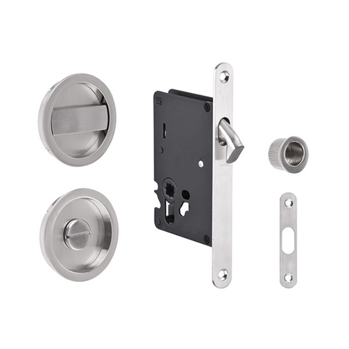 Zanda 8106.BN Privacy Flush Pull Set - No Indicator Brushed Nickel