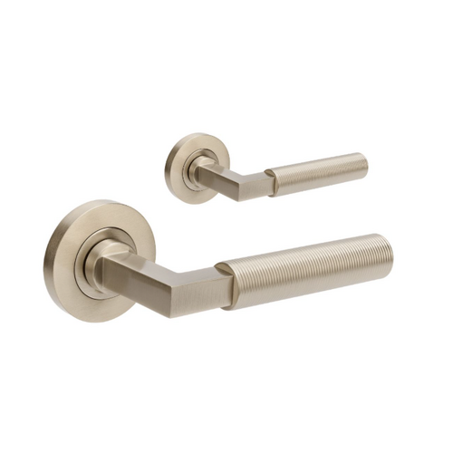 Zanda 9355.BN Zurich Fluted Lever Handle Brushed Nickel