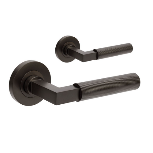 Zanda 9355.GN Zurich Fluted Lever Handle Graphite Nickel